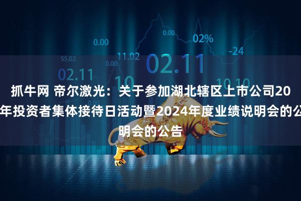 抓牛网 帝尔激光：关于参加湖北辖区上市公司2025年投资者集体接待日活动暨2024年度业绩说明会的公告