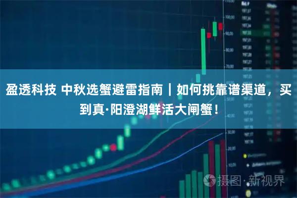 盈透科技 中秋选蟹避雷指南｜如何挑靠谱渠道，买到真·阳澄湖鲜活大闸蟹！